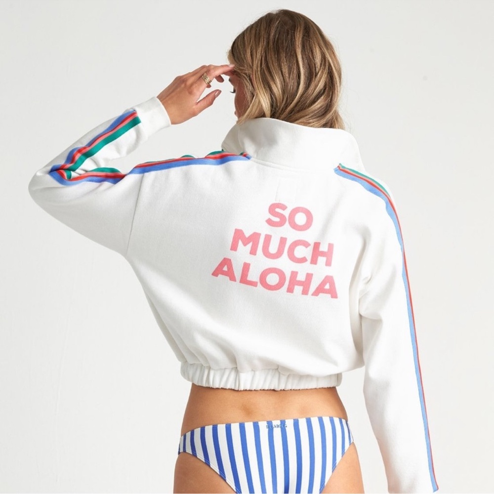 Billabong Finding Waves Crop Sweatshirt